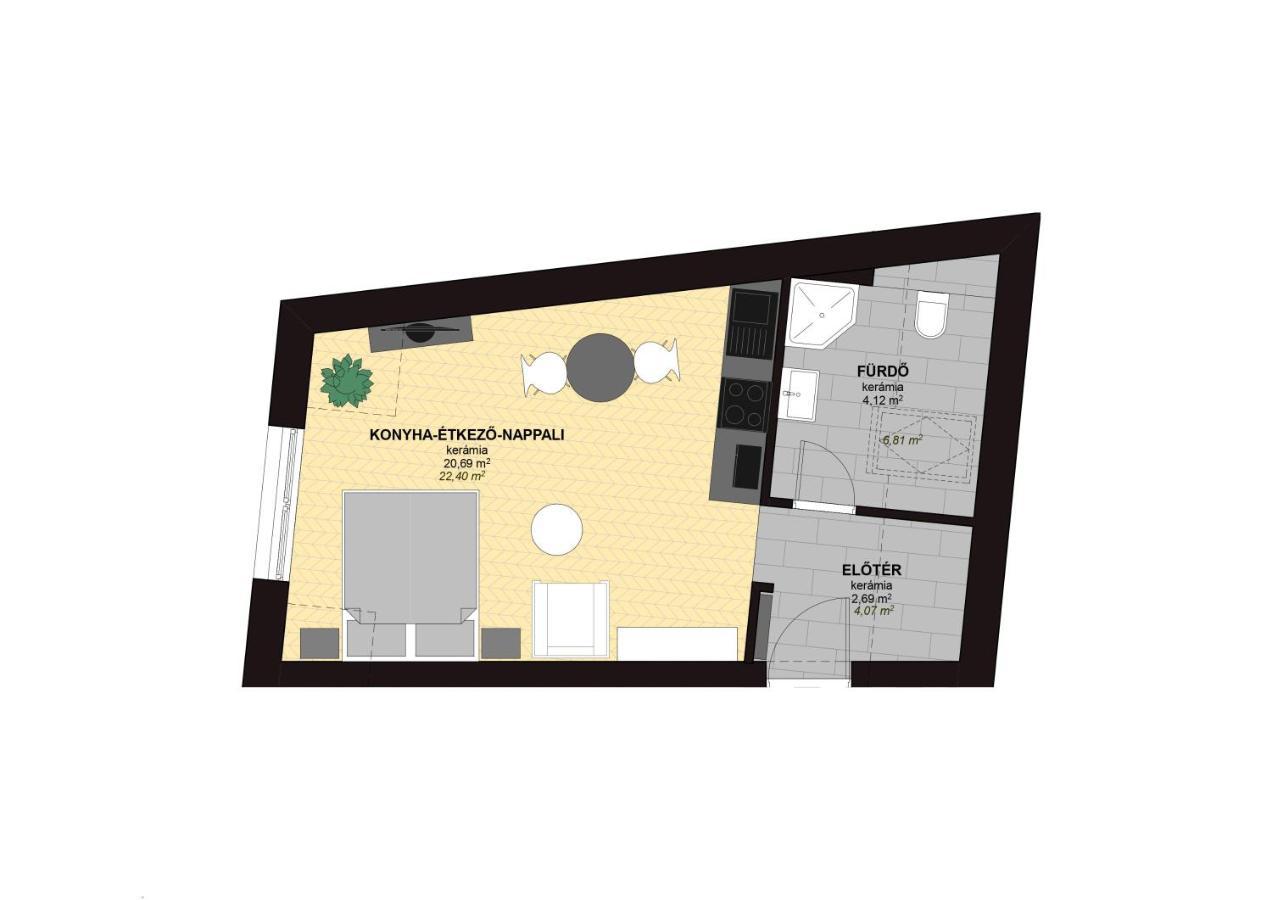 Dotis Apartman Тата Екстер'єр фото