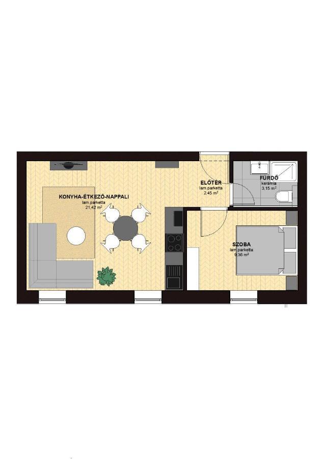 Dotis Apartman Тата Екстер'єр фото