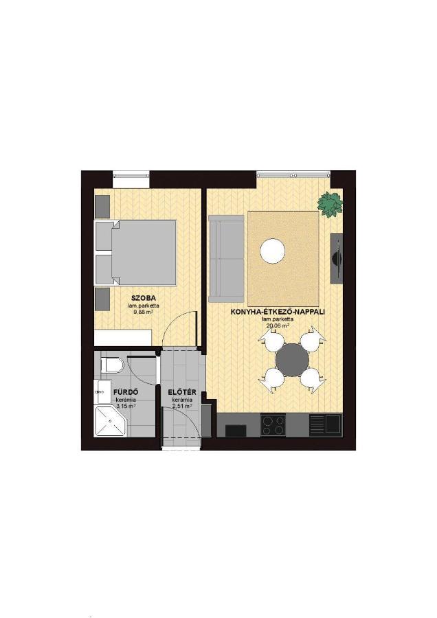 Dotis Apartman Тата Екстер'єр фото