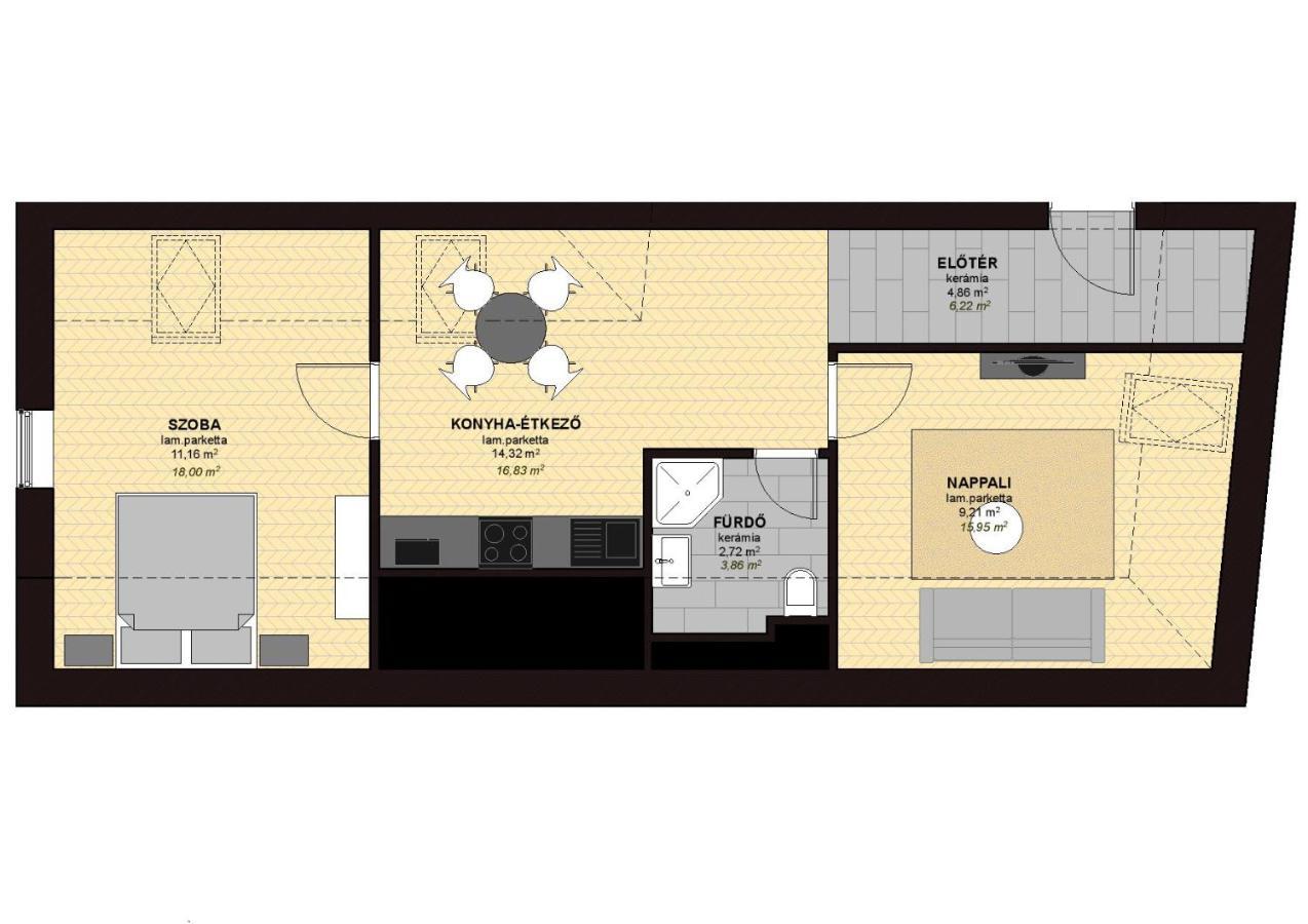 Dotis Apartman Тата Екстер'єр фото